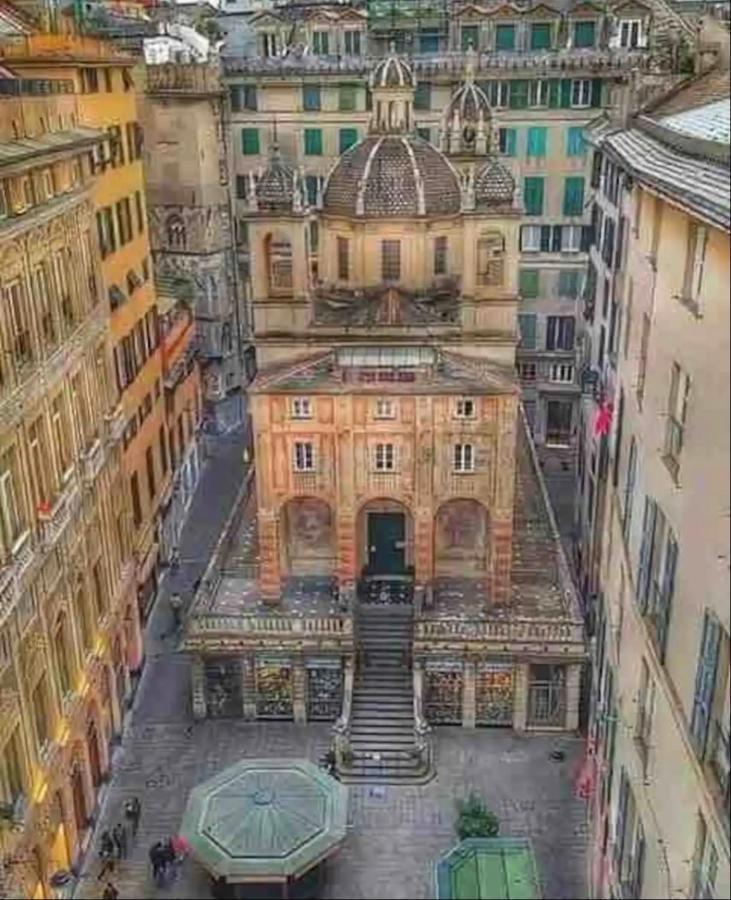Amazing San Lorenzo 19, Rolli Palace Unesco - Stunning View Overlooking The Cathedral - Free Private Parking- Genua Exteriör bild